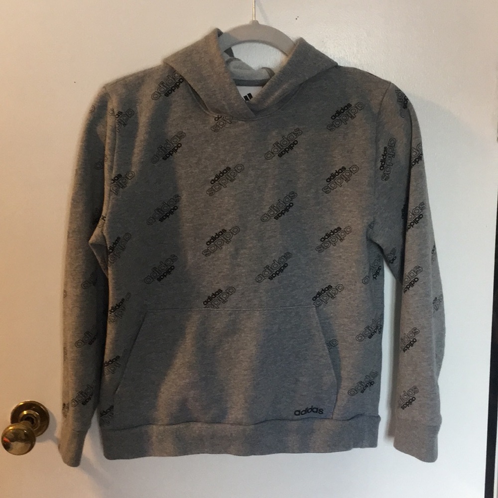 Adidas hoodie grey